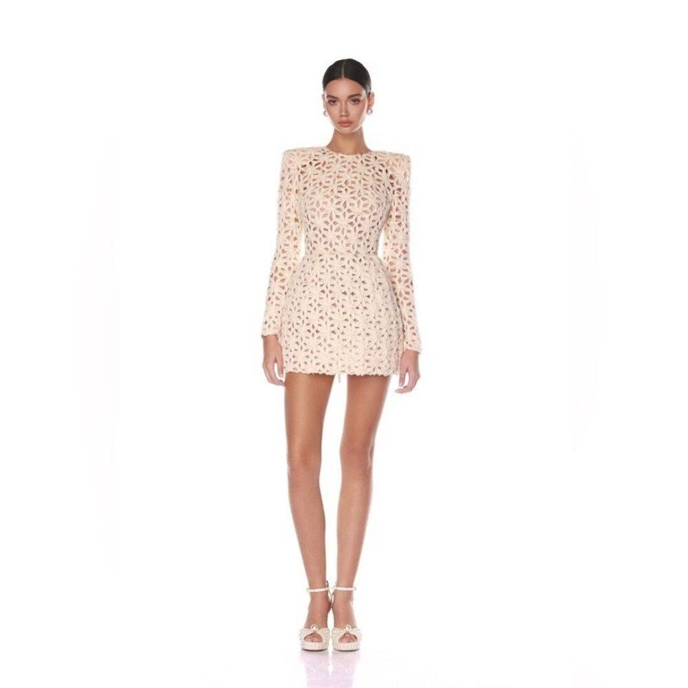 NWOT BRONX AND BANCO CASEY BEIGE MINI DRESS, XS